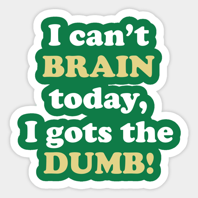 Brain Sticker by AtomicMadhouse